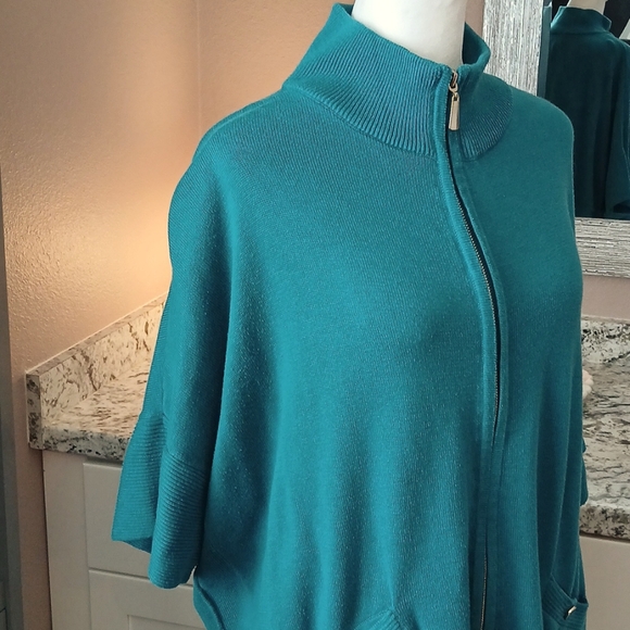 White House Black Market women's sweater shawl jacket size S/M - Picture 6 of 12